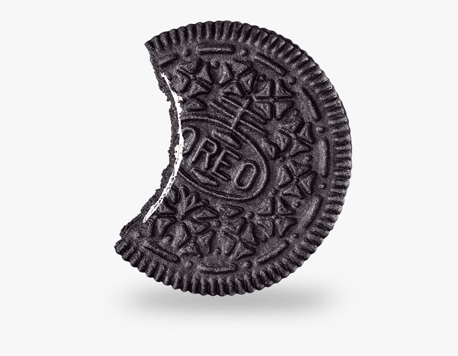 Oreo Eaten - Oreo Cookie With Bite, Transparent Clipart