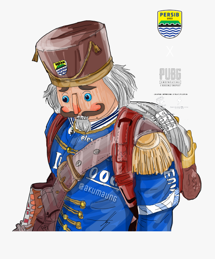 Pubg X Persib - Cartoon, Transparent Clipart