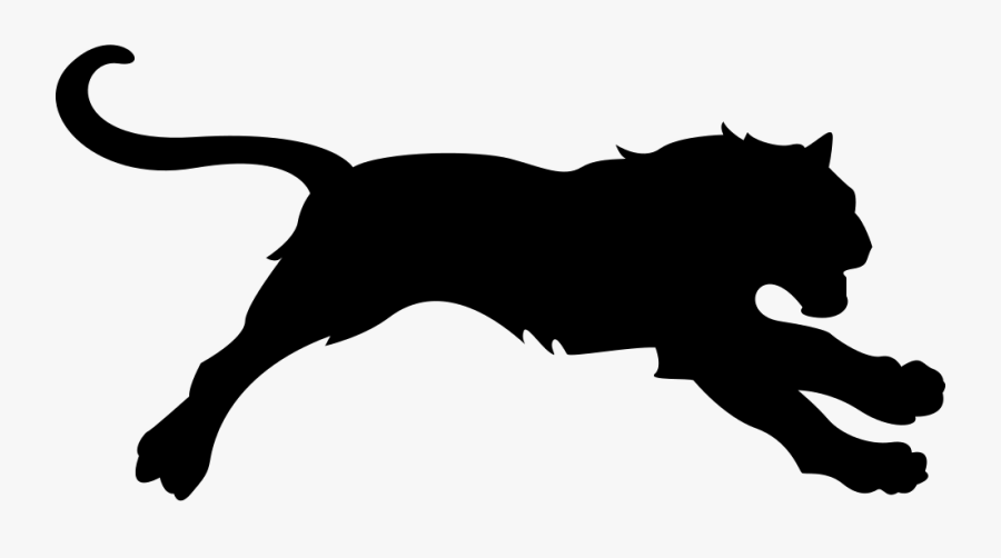 Pawprint Svg Tiger - Tiger Icon Black Png, Transparent Clipart