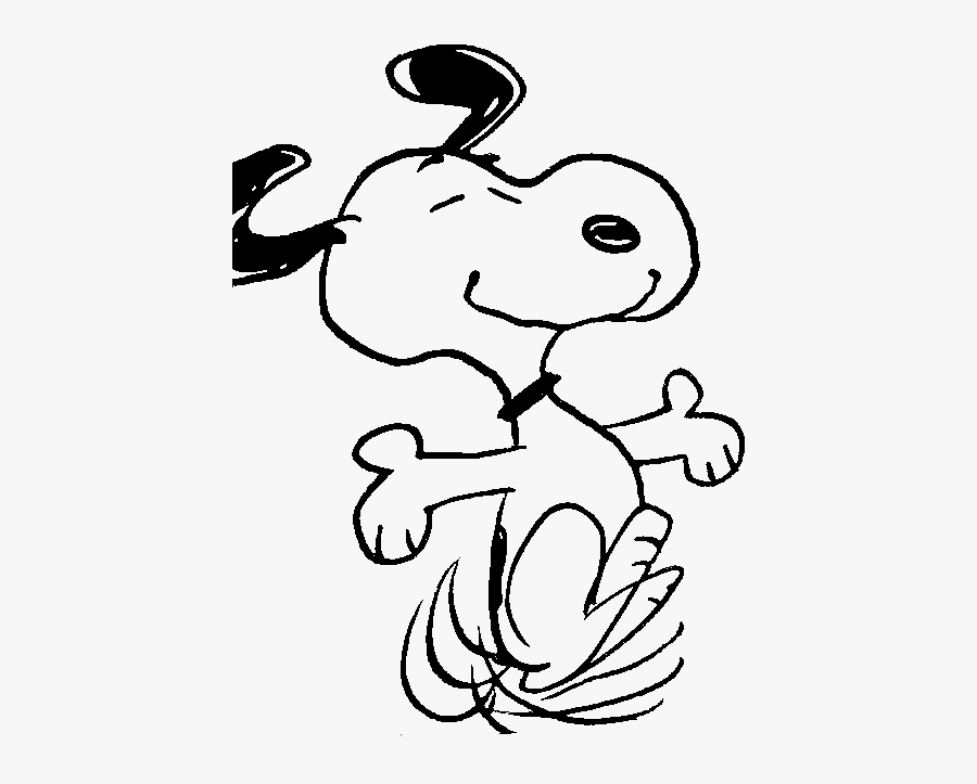 Snoopy Clipart Dancing - Transparent Background Snoopy Dog, Transparent Clipart