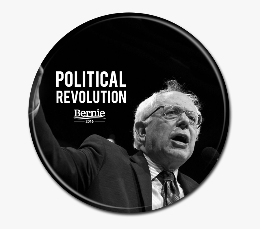 Bernie Sanders Button - Bernie Sanders As Hitler, Transparent Clipart