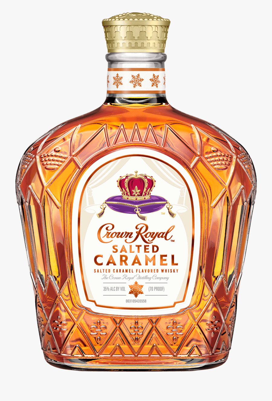 Beverage,distilled Beverage,bottle,canadian Whisky,blended - Salted Caramel Crown Royal, Transparent Clipart