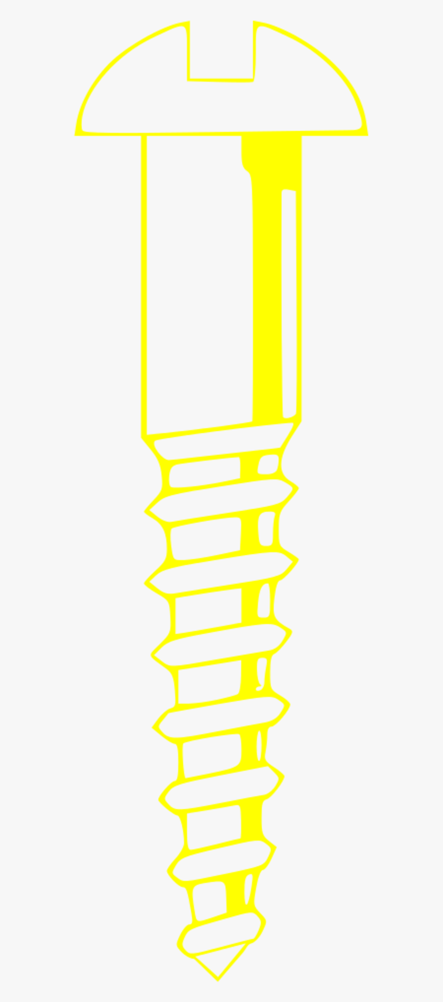 Wood Screw Blue - Darkness, Transparent Clipart