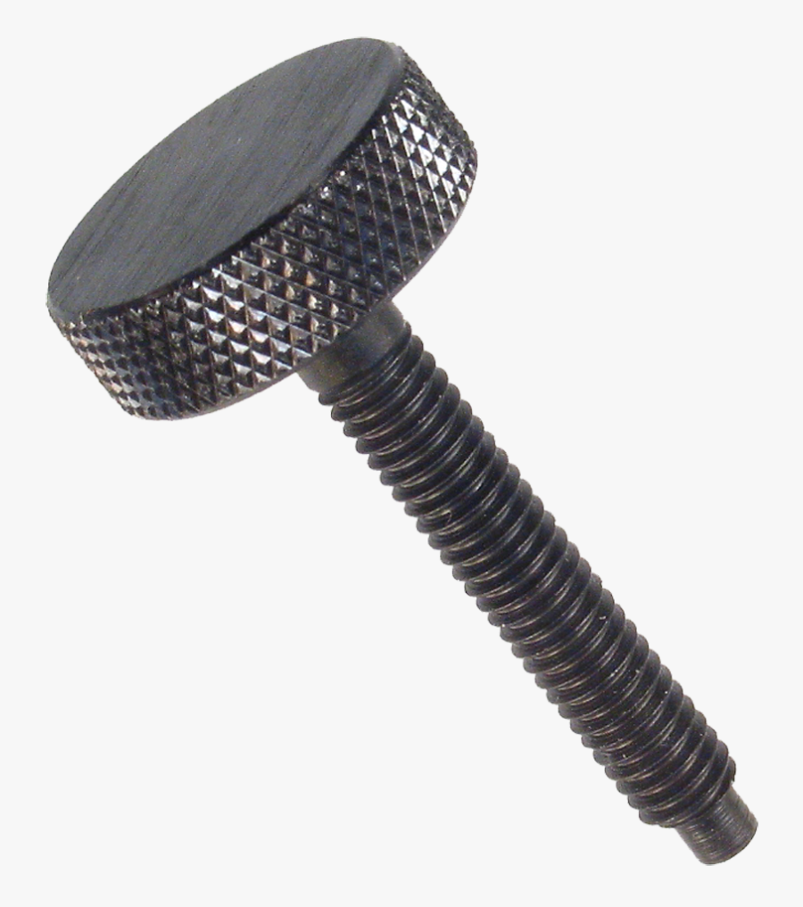 Transparent Screw Head Png - 5 16 Knurled Thumb Screw, Transparent Clipart