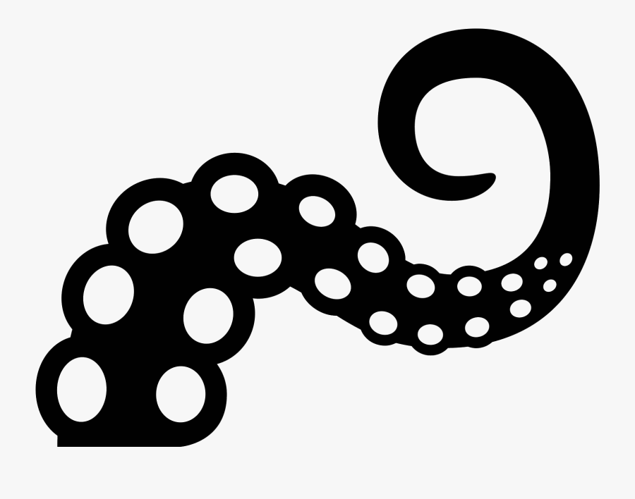 Svg Black And White Library Tentacles Icon Octopus Tentacle Icon Free Transparent Clipart Clipartkey