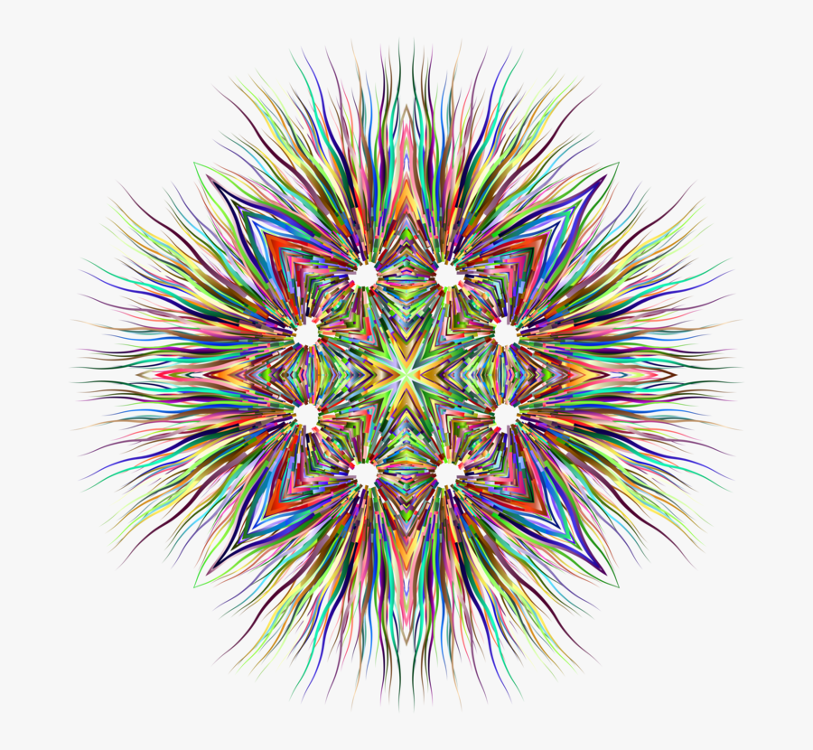Plant,flower,symmetry - Fractal Art, Transparent Clipart