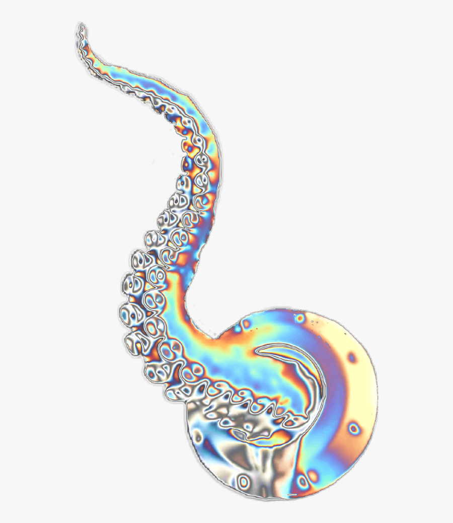 #holo #holographic #tentacles #octopus #freetoedit - Illustration, Transparent Clipart