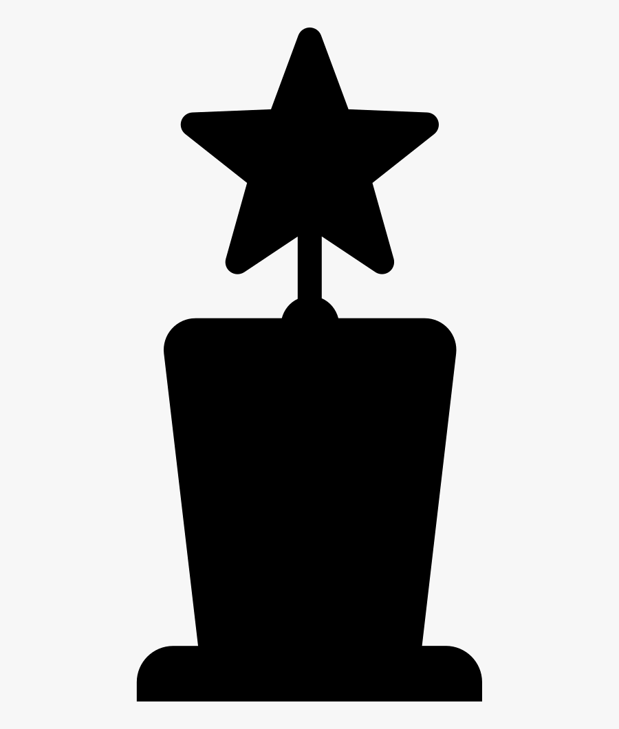 Award Star Trophy Shape Comments, Transparent Clipart