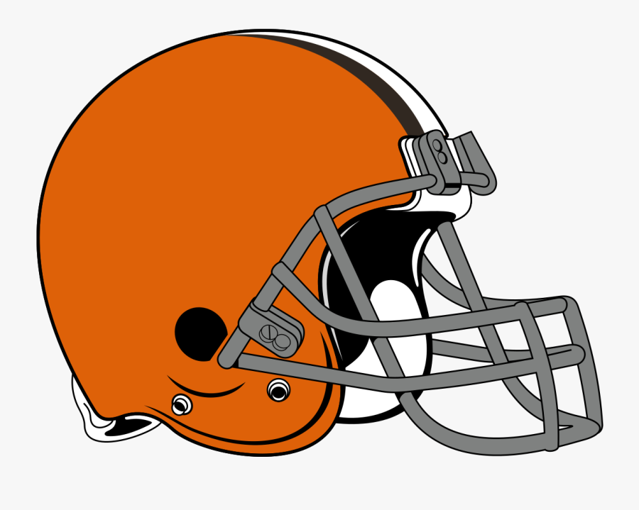 Logos And Uniforms Of The Cleveland Browns Nfl Cincinnati - Cleveland Browns Helmet Vector, Transparent Clipart