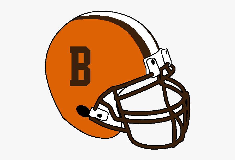 Cleveland Browns Nfl American Football Helmets Cleveland - Cleveland Browns Helmet Logo Transparent, Transparent Clipart