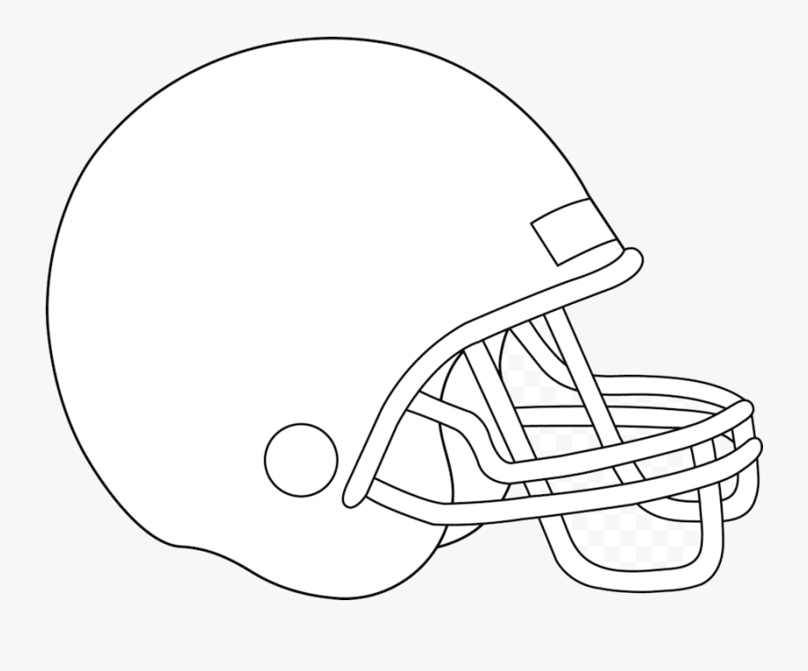 Football Helmet Cleveland Browns Nfl Monochrome Photography - Blank Football Helmet Coloring Pages, Transparent Clipart