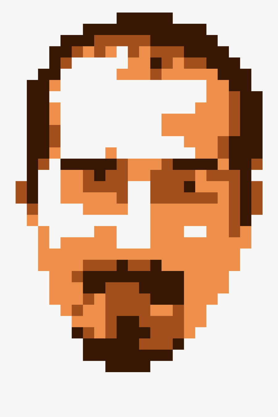 Thumb Image - 8bit Human, Transparent Clipart