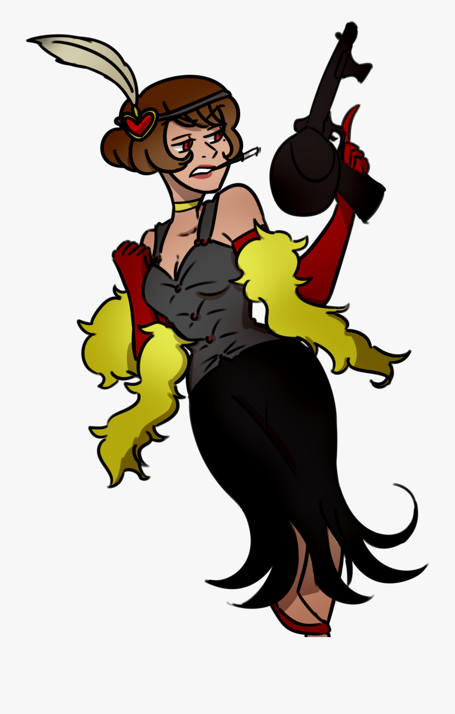 Flapper Eris, A Bit Of Fun In Making This In Between, Transparent Clipart