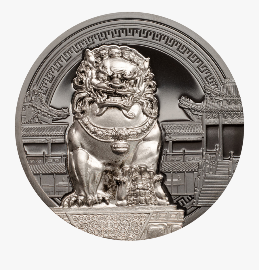 Chinese Guardian Lions Female - Coin, Transparent Clipart