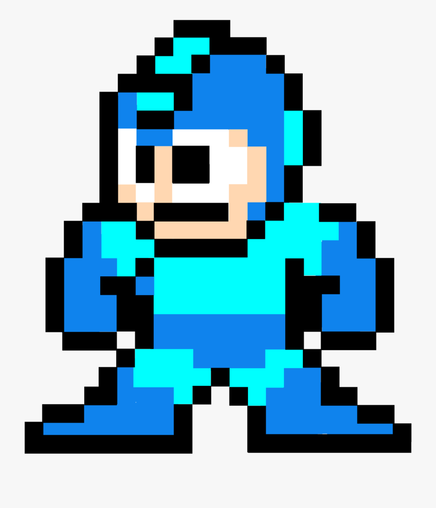 Megaman Clipart 8 Bit Png - 8 Bit Megaman Png, Transparent Clipart