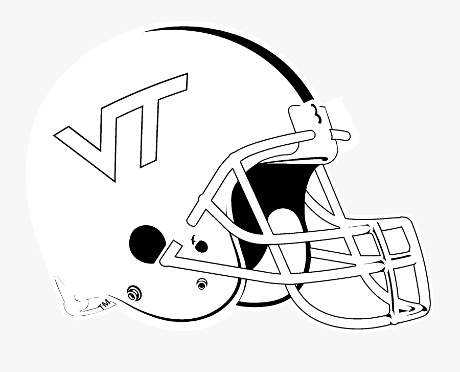Virginia Tech Hokies Logo Black And White - Logos And Uniforms Of The Cleveland Browns, Transparent Clipart