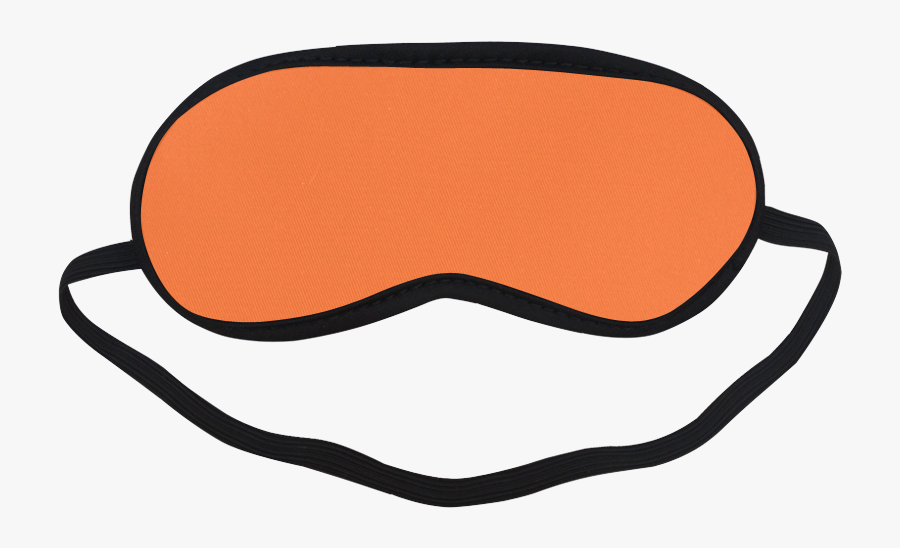 Orange Sleeping Mask - Eye Mask With Googly Eyes, Transparent Clipart