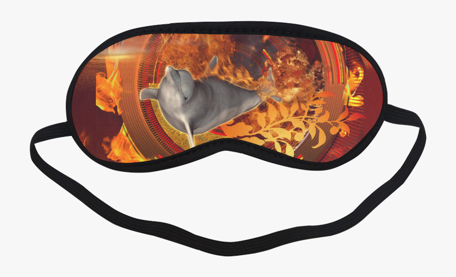 Transparent Fire Circle Png - Clipart Sleeping Mask Transparent, Transparent Clipart