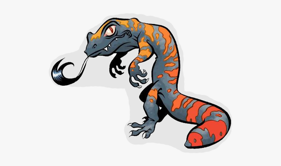 Gila Monster Clipart - Cartoon Gila Monster Drawing, Transparent Clipart