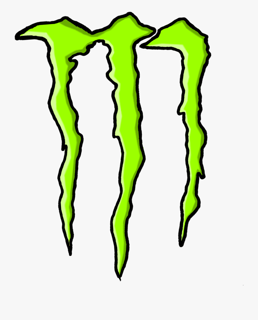 Energy Drink Cliparts - Monster Energy Logo Png, Transparent Clipart