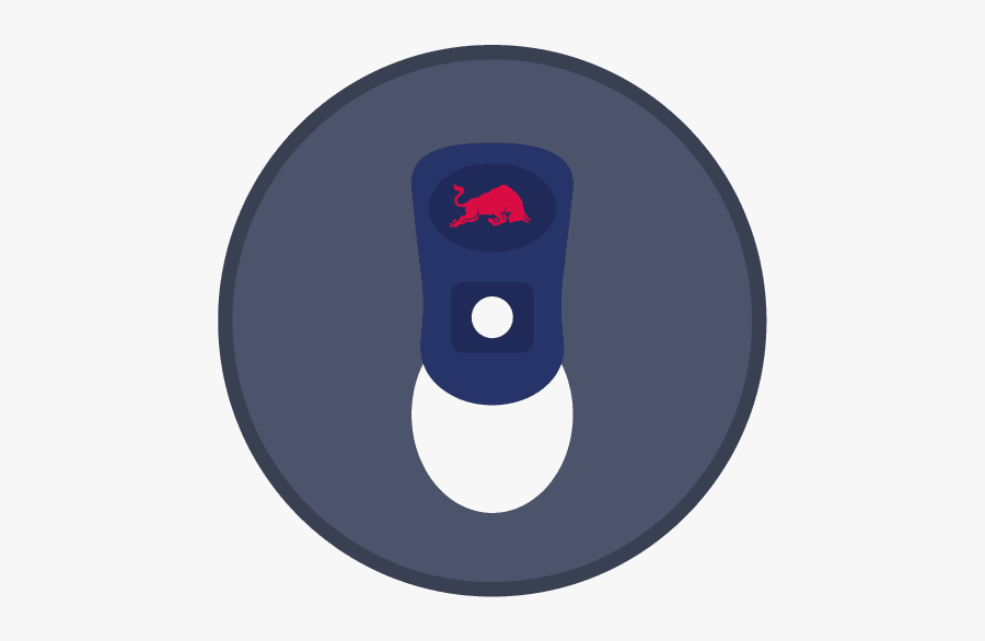 Red Bull Can - Illustration, Transparent Clipart