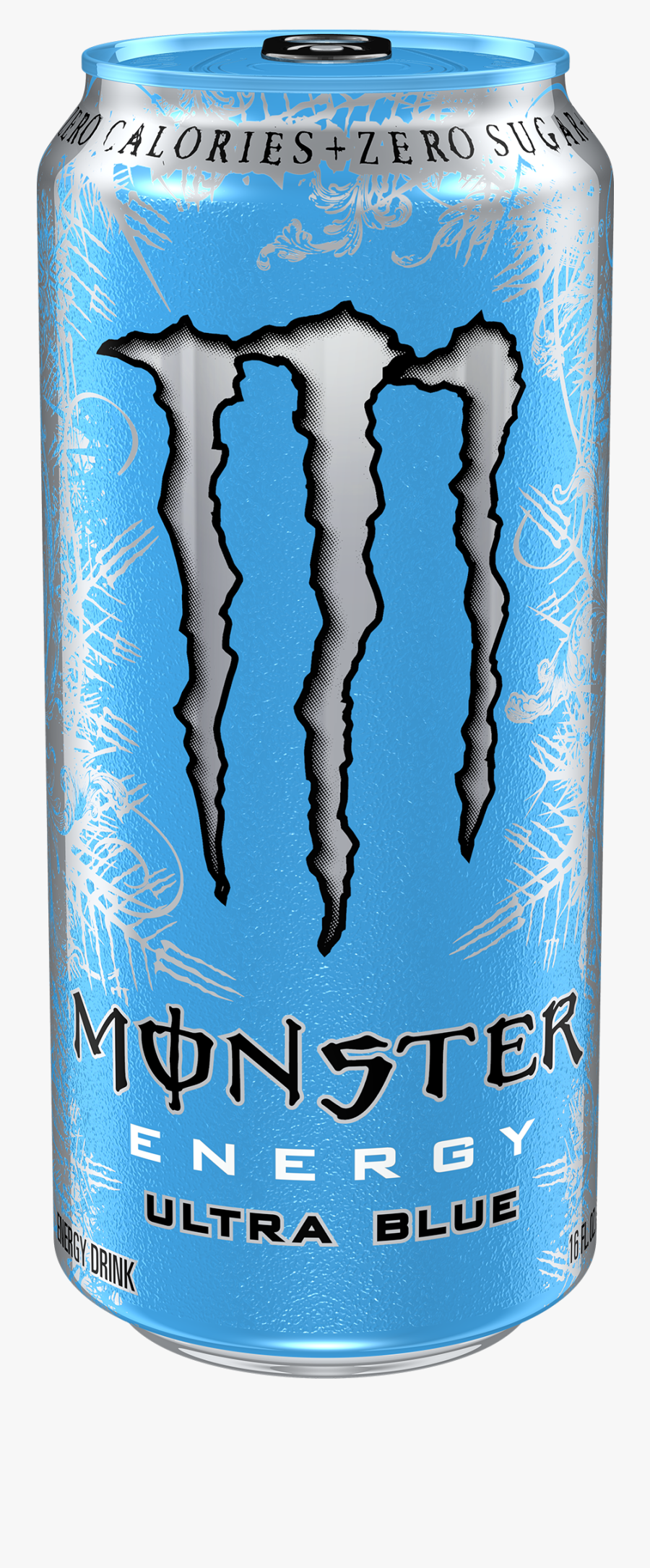 Monster Ultra Energy Drink, Blue, 16 Fl Oz, 4 Count - Monster Ultra Sunrise, Transparent Clipart