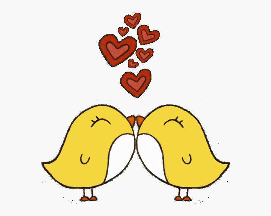 Brds Clipart Love Bird - Love You Animated Clip Art, Transparent Clipart