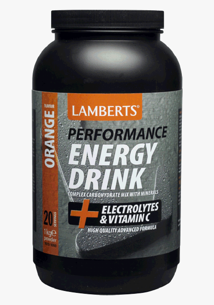-25% Lamberts Performance Energy Drink Orange 1000gr - Bebida Energética Sabor Naranja Lamberts, Transparent Clipart