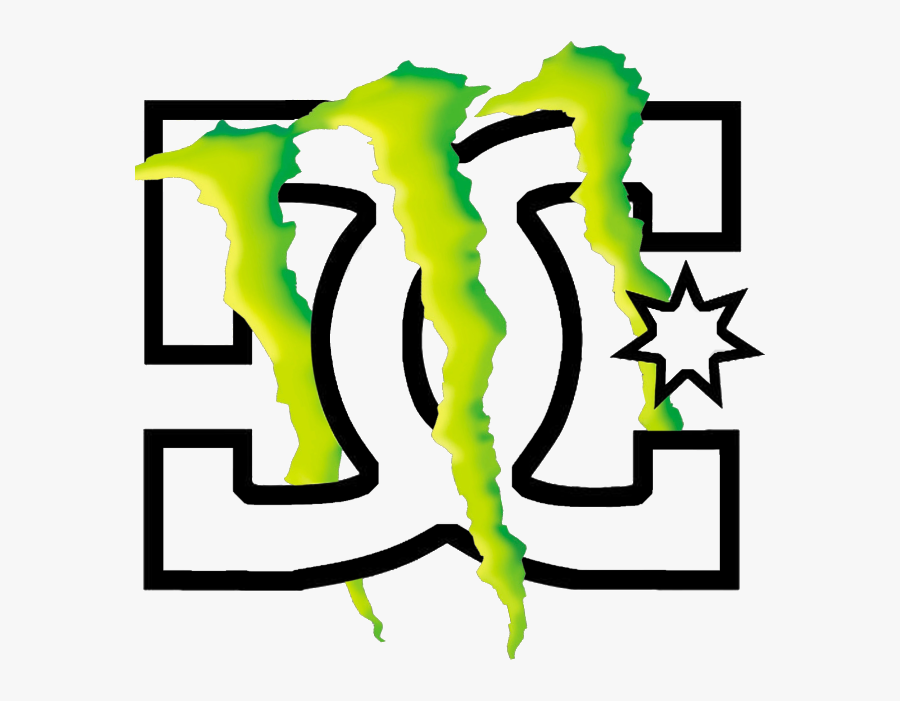 Monster Energy Clipart Transparent - Dc Monster Energy Logo, Transparent Clipart