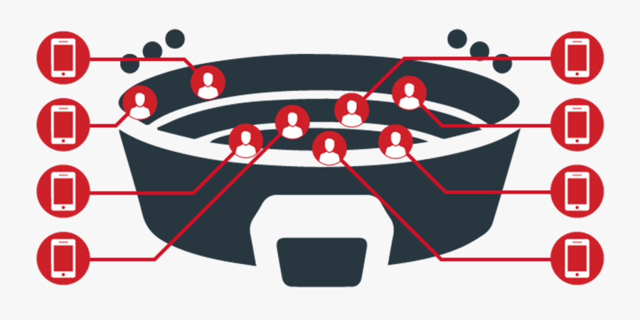 New Connected Stadiums For Audience Participation Apps - Connected Stadium, Transparent Clipart