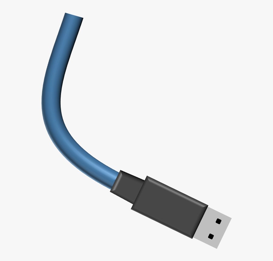 Drawing In Powerpoint Wires - Usb Flash Drive, Transparent Clipart