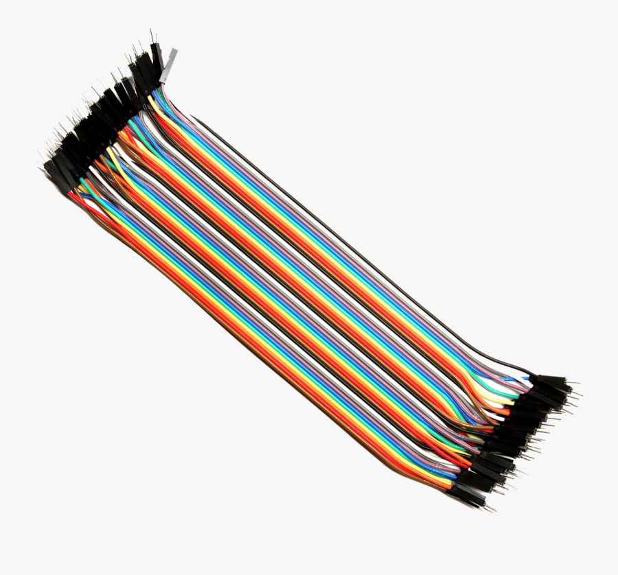 Graphic Transparent Library Wires Clips Raspberry Pi - Male To Male Jumper Cable, Transparent Clipart