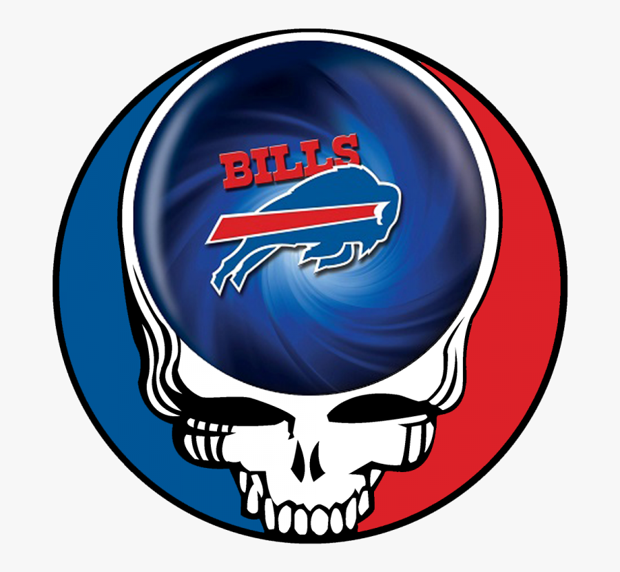 Buffalo Bills Skull Logo Iron On Stickers Heat Transfer - Grateful Dead Logo, Transparent Clipart