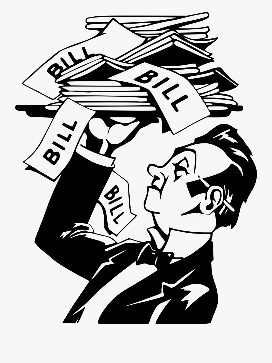 The Bill Is Served Clip Arts - Billing Clipart, Transparent Clipart