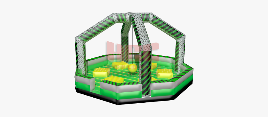 Nuclear 2 - Ninja Warrior Dome Inflatable Game, Transparent Clipart