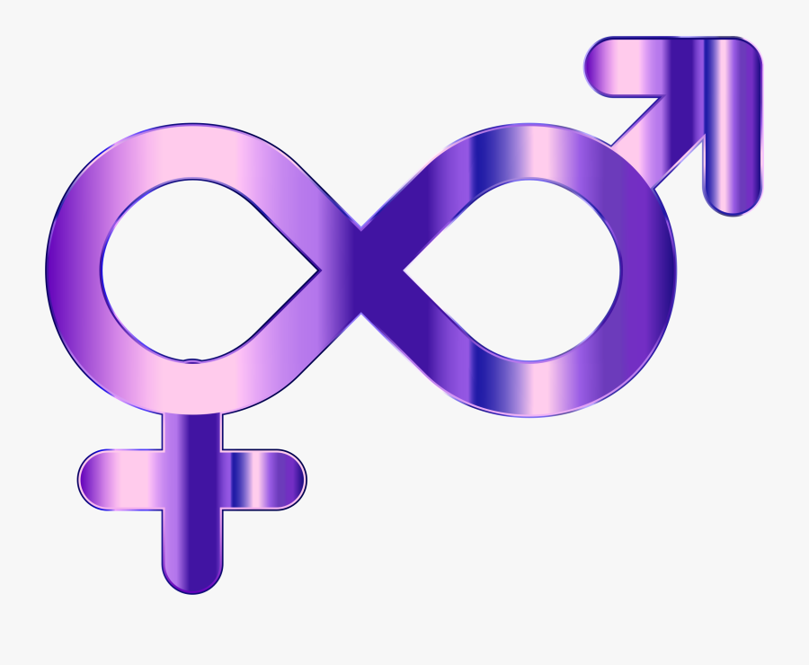 Male Female Symbols Gold Clipart , Png Download - Male And Female Symbols Golden, Transparent Clipart