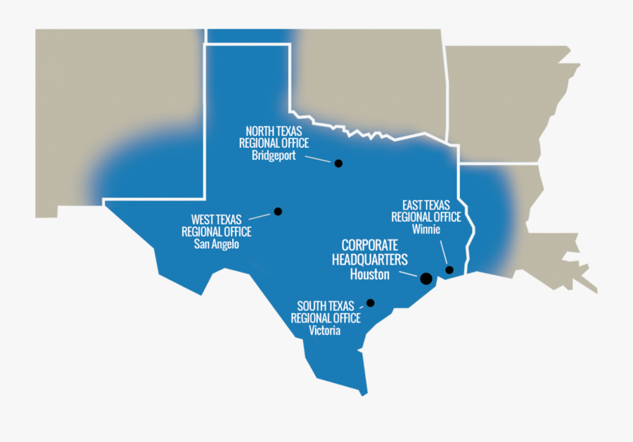 Transparent Texas Map Outline Png - Houston Texas Map State, Transparent Clipart