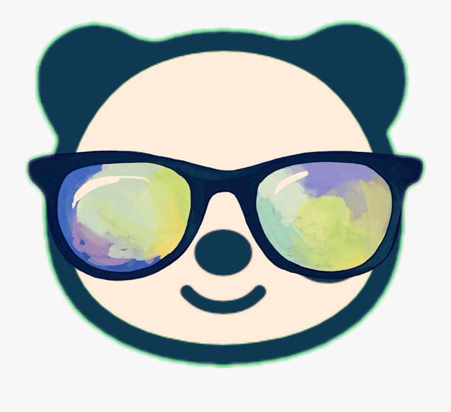 #panda #sunglasses #pandas, Transparent Clipart
