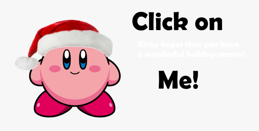 Kirby Has A Very Special Message For You - Kirby Nintendo, Transparent Clipart