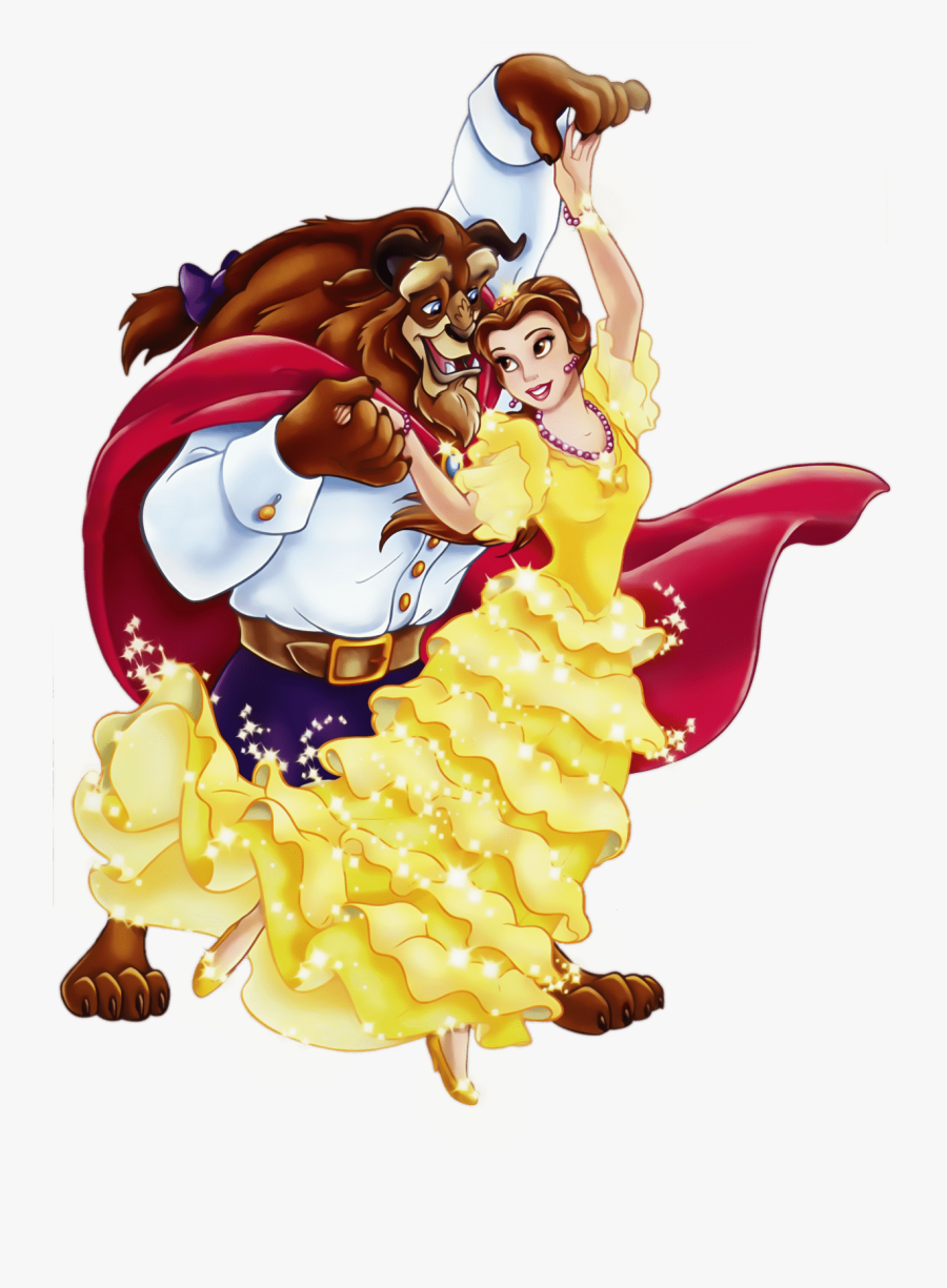 Belle Dancing With The Beast - Beauty And The Beast Png, Transparent Clipart