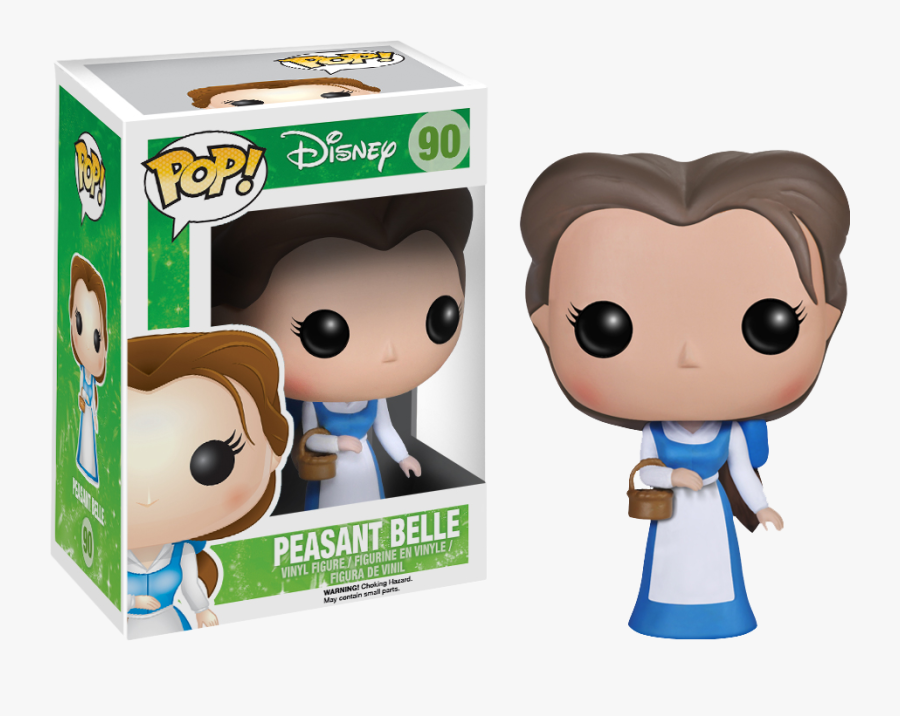 Belle Clipart Peasant - Funko Pop Vinyls Disney, Transparent Clipart