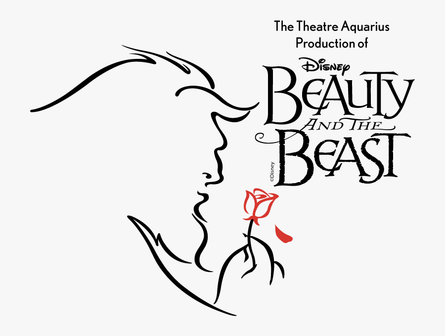 Beauty And The Beast Wording, Transparent Clipart