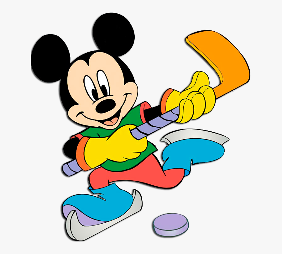 Mickey Mouse Club Hockey, Transparent Clipart