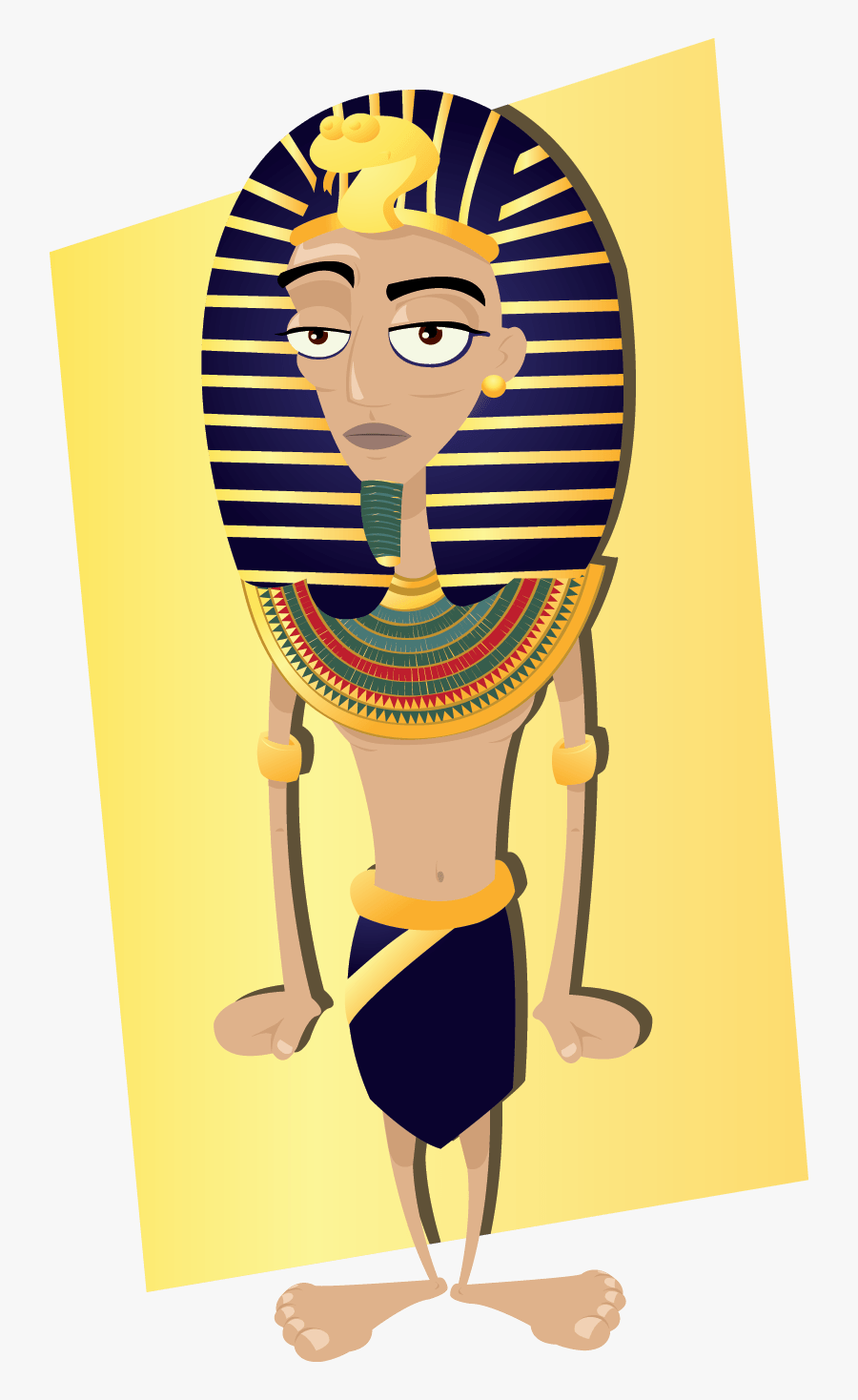 Funny Pharaoh, Transparent Clipart