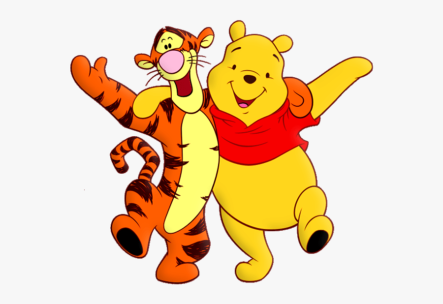 Pooh And Tiger, Transparent Clipart