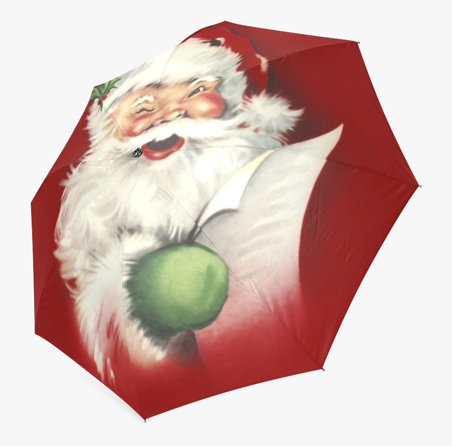 Transparent Vintage Santa Claus Png - Umbrella, Transparent Clipart