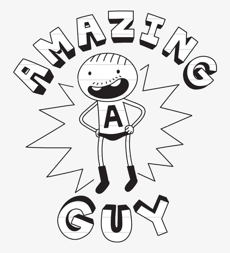 Diary Of An Awesome Friendly Kid Amazing Guy, Transparent Clipart