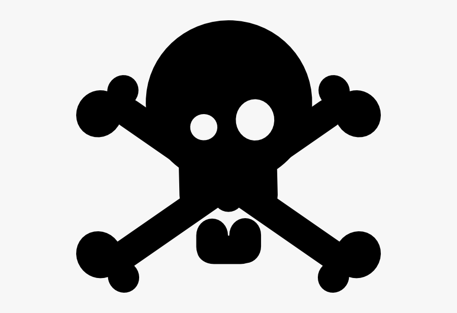 Skull And Crossbones, Transparent Clipart