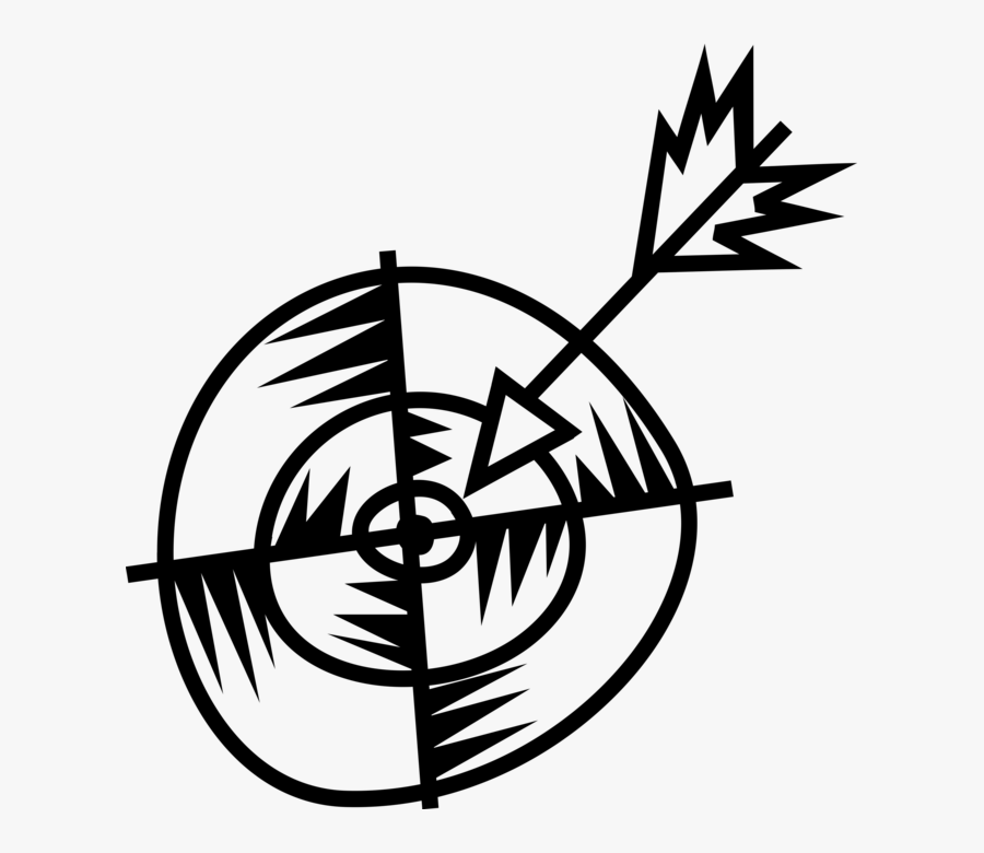 Transparent Archery Arrows Clipart - Emblem, Transparent Clipart