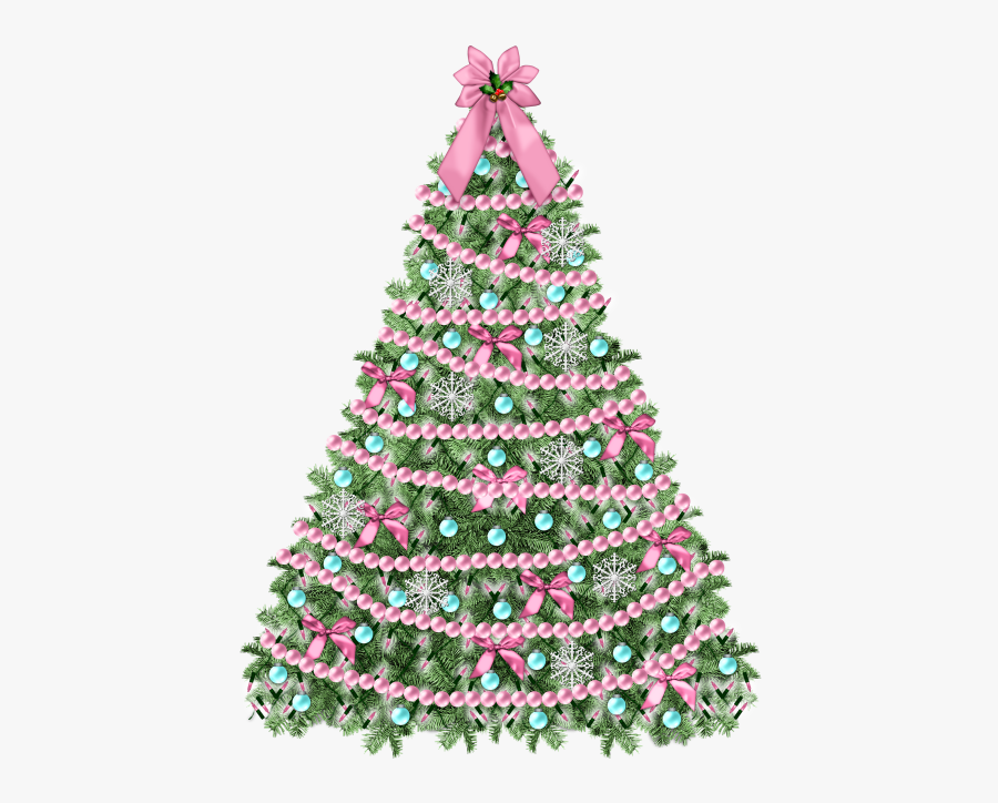 Blue Christmas Tree Png, Transparent Clipart